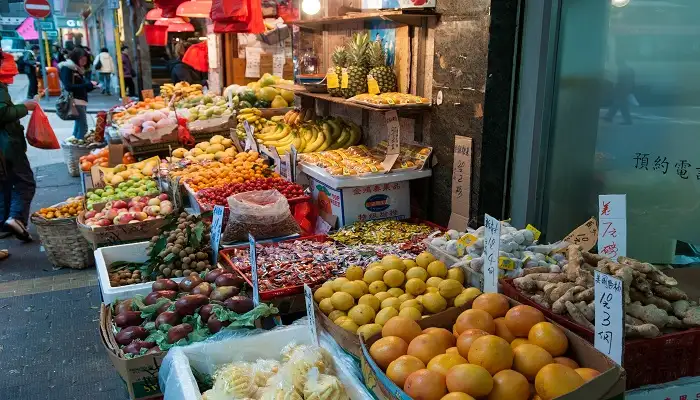 Aberdeen Bazaar overview in Port Blair