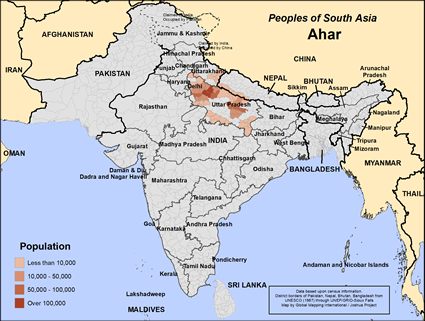 Location map showing Ahar Cenotaphs from Udaipur city