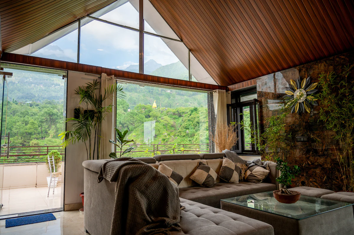 Mountain view from Airbnb