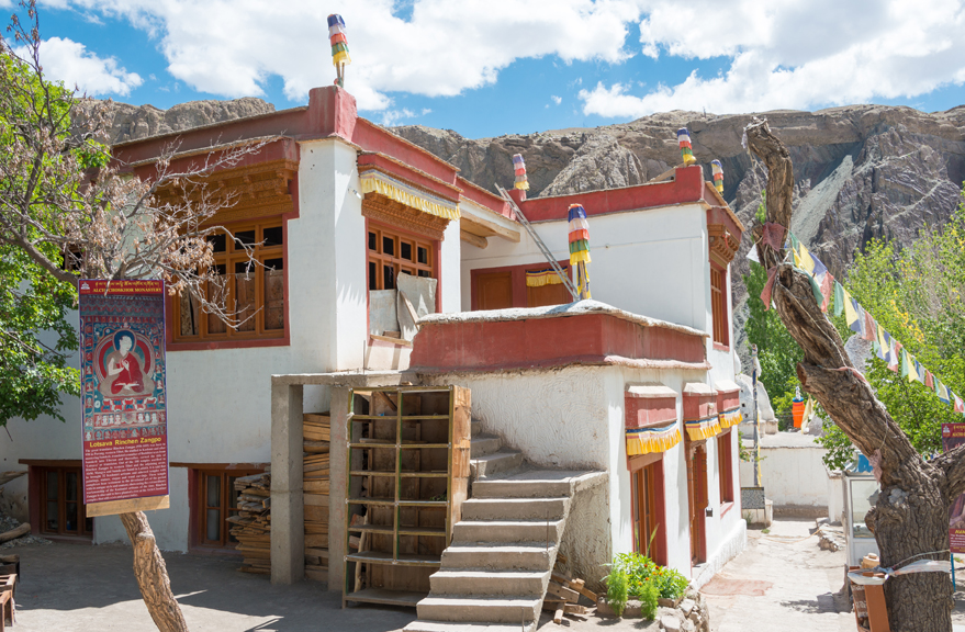 Exterior view of Alchi Monastery in Ladakh