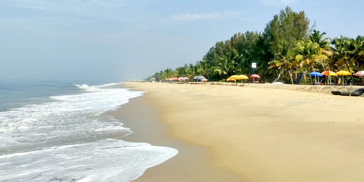 Romantic beach setting near Alleppey