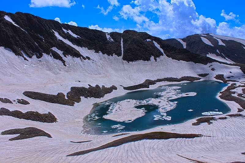 Photography point on Alpather Lake route