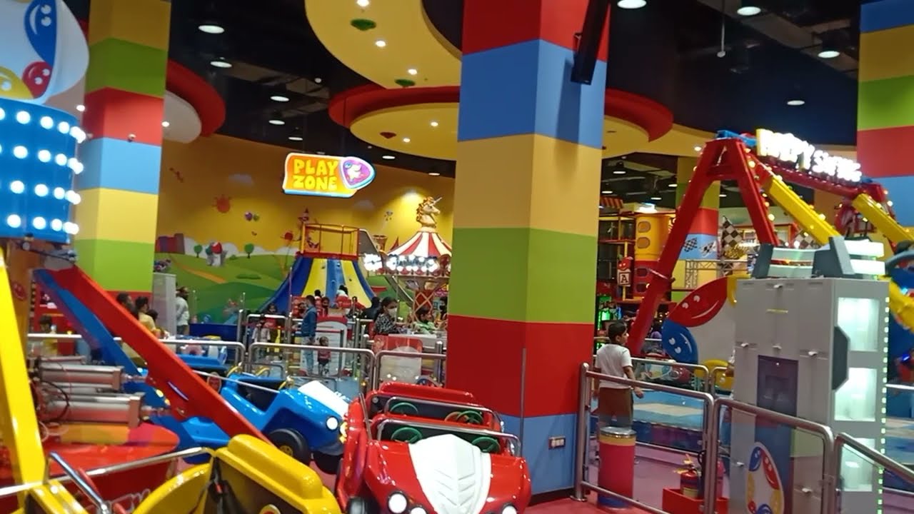 Entertainment zone and gaming area at Alpha One Mall