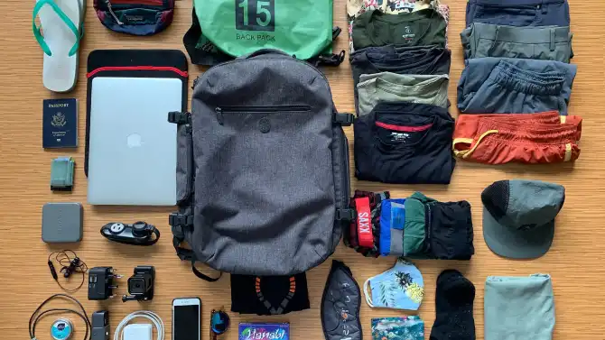 Andaman packing checklist with beach and ferry essentials