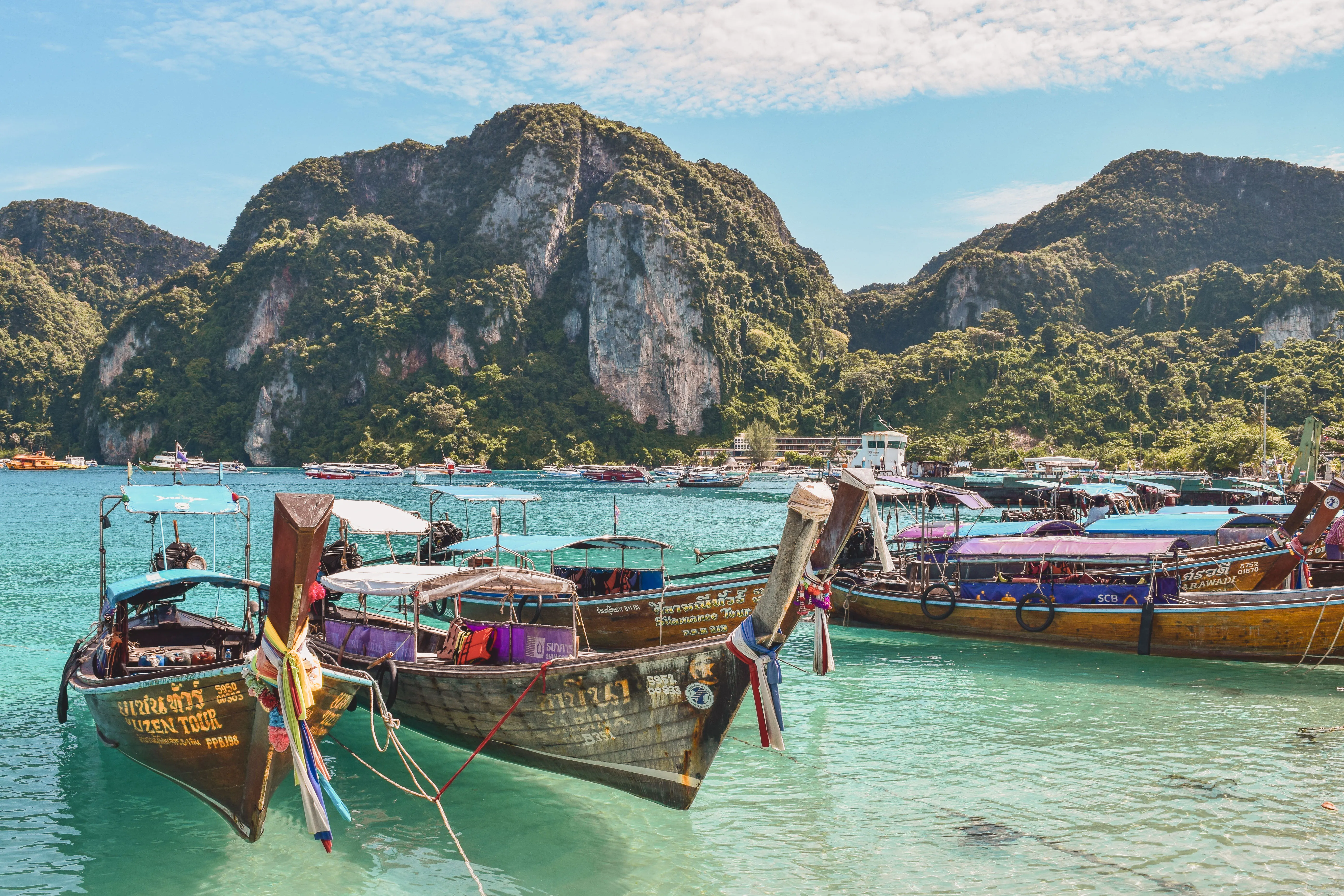 Island hopping boat tour from Ao Nang Beach