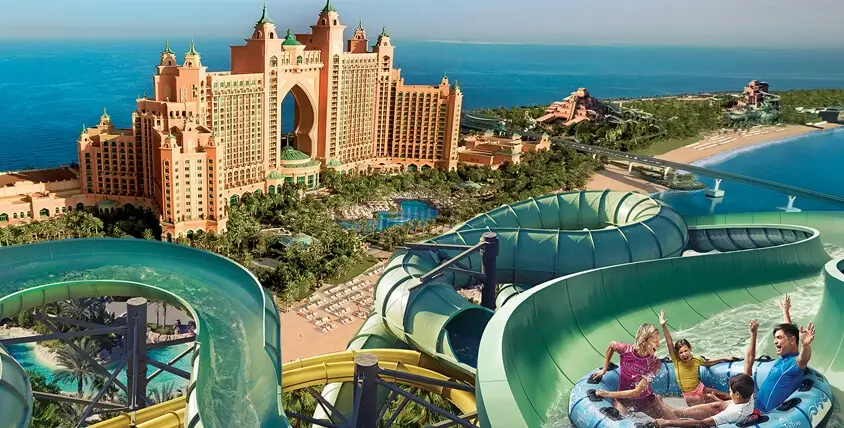 Facilities and amenities at Aquaventure Waterpark