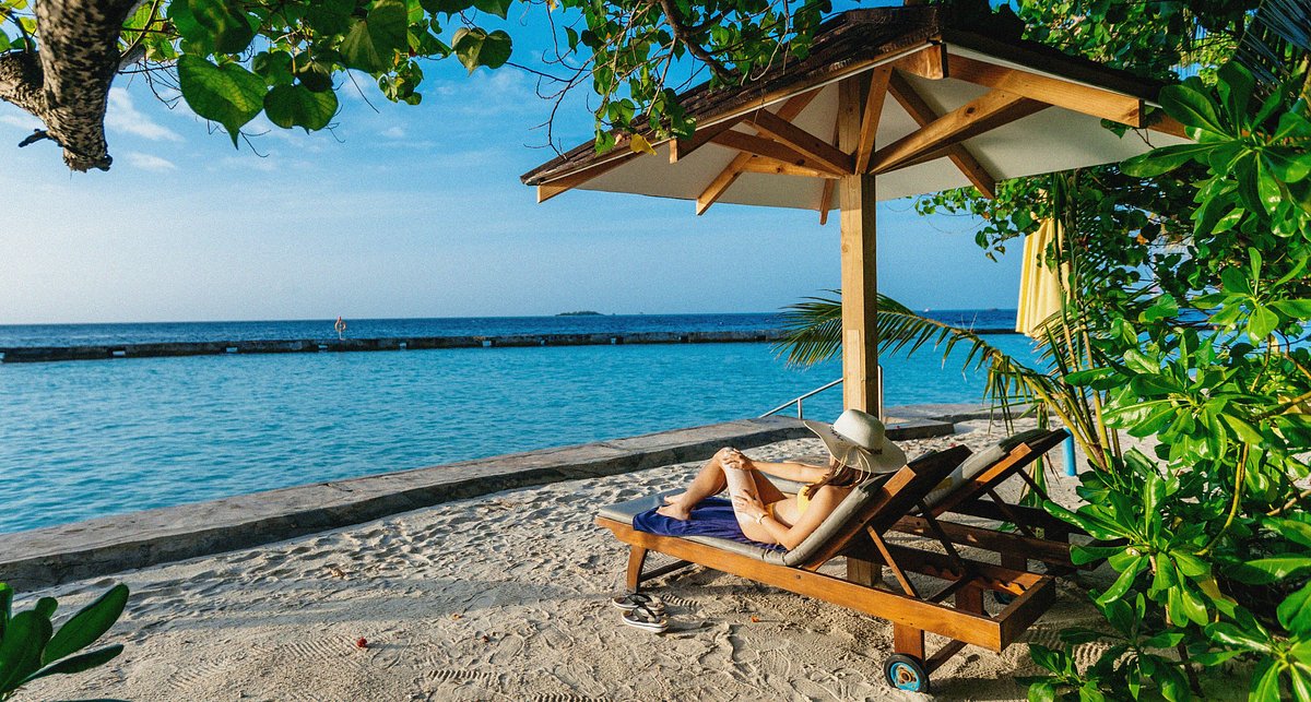 Direct beach access from Bali resort