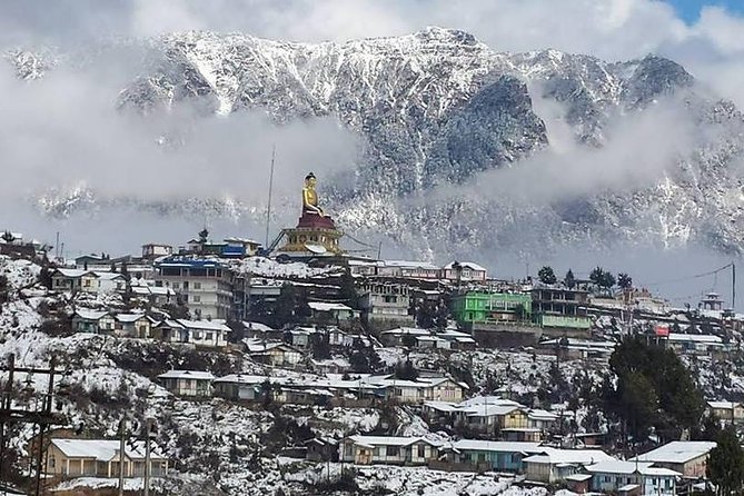 Tawang town during winter season