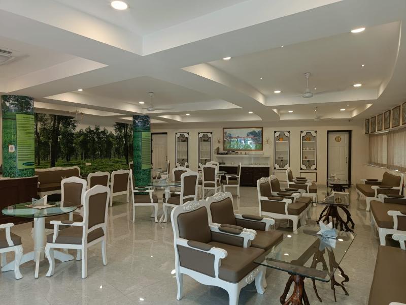 Assam tea specialty service in a Guwahati cafe