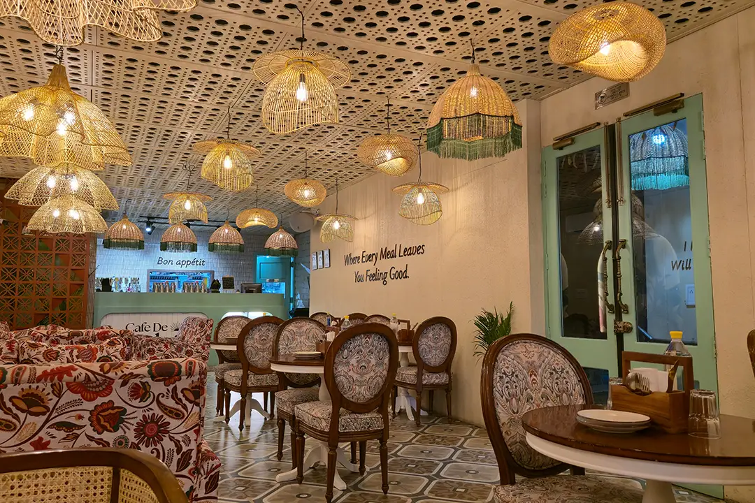 Cafe interior in Patiala