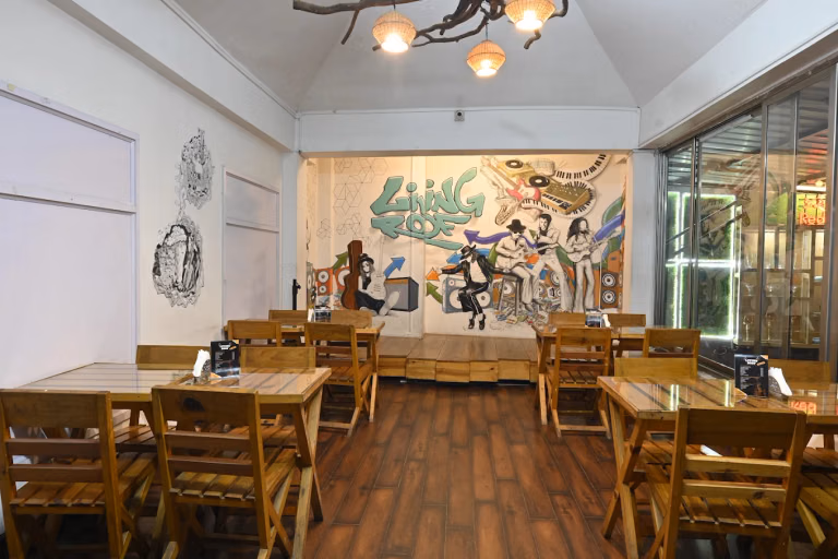 Shillong cafe culture with scenic mountain views