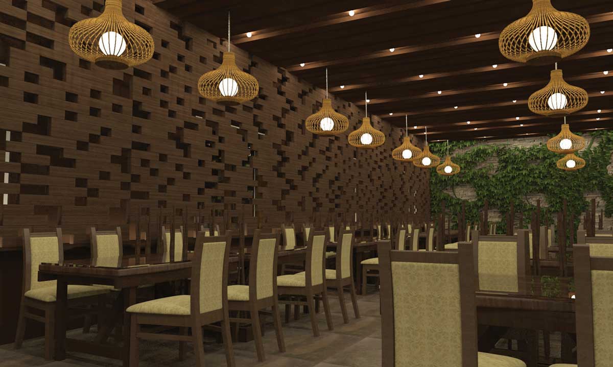 Traditional South Indian cafe interior in Thanjavur with brass coffee filter and vintage decor