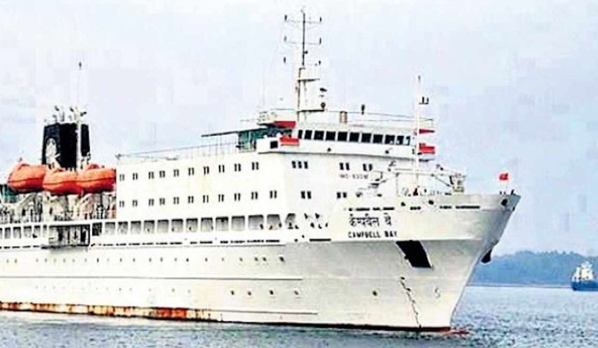 Ship journey to Campbell Bay Great Nicobar
