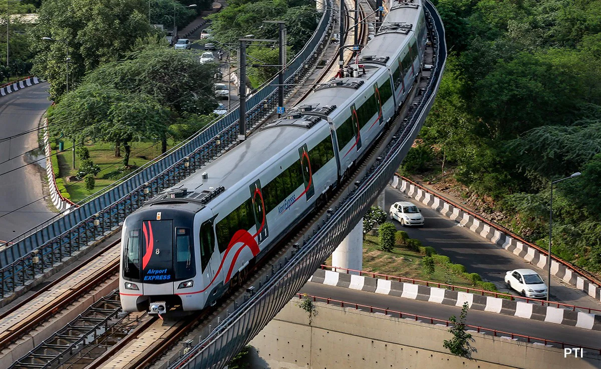 Metro route map showing access to Champa Gali