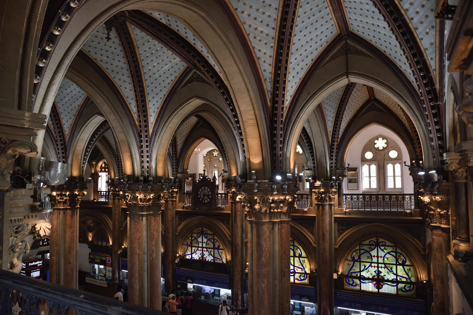 Victorian Gothic Architecture Details at CSMT