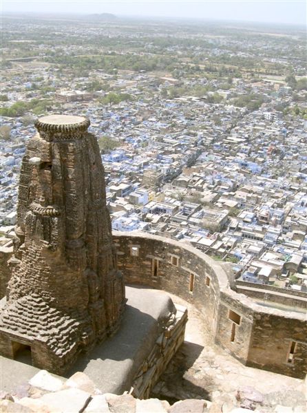 Panoramic final view of Chittorgarh Fort and surrounding plains