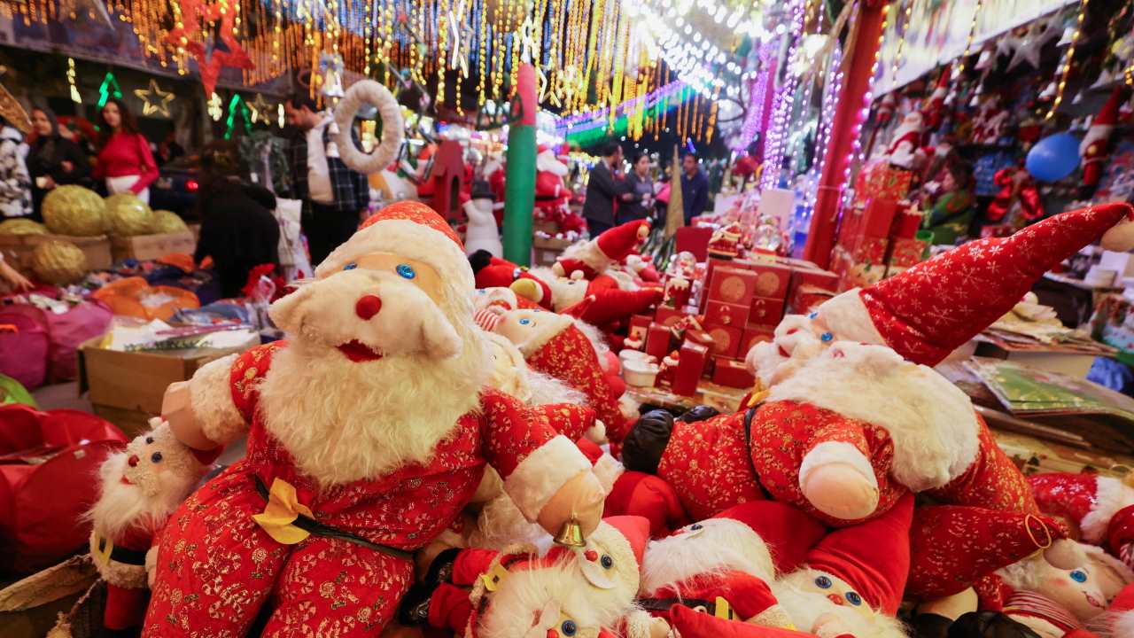 Christmas market and shopping area in Ahmedabad