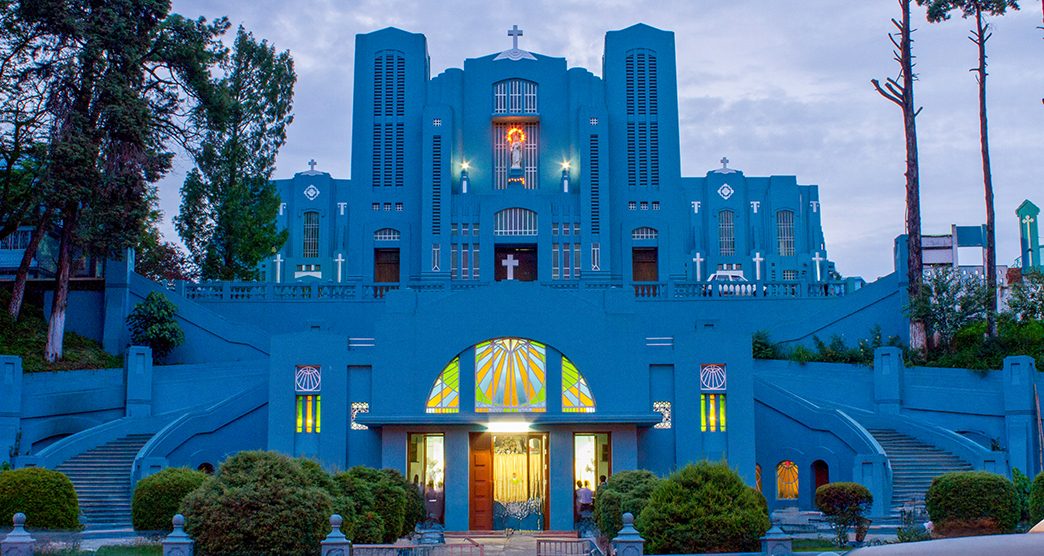Cathedral church architecture in Shillong Meghalaya