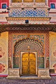 Beautiful Peacock Gate at City Palace Jaipur