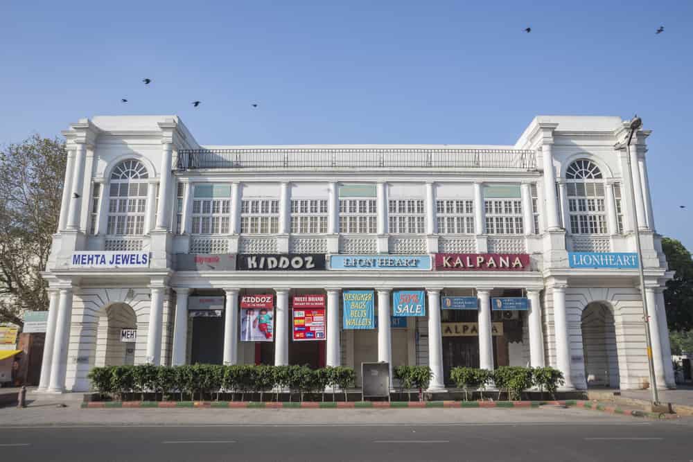 Cafe and food lane near Connaught Place