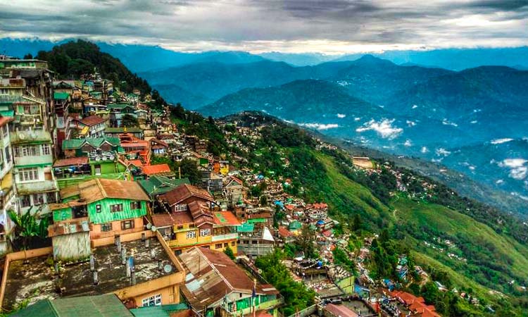 Darjeeling itinerary map style overview for one two and three day plans