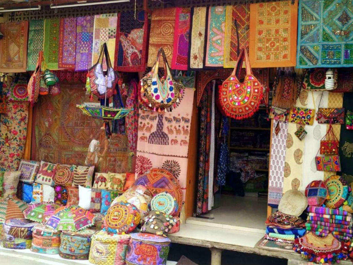 Rajasthani handicrafts stall at Desert Festival