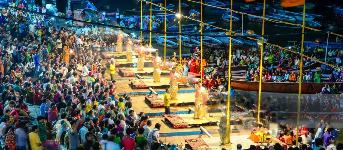 Crowd movement and access planning during Dev Diwali in Varanasi