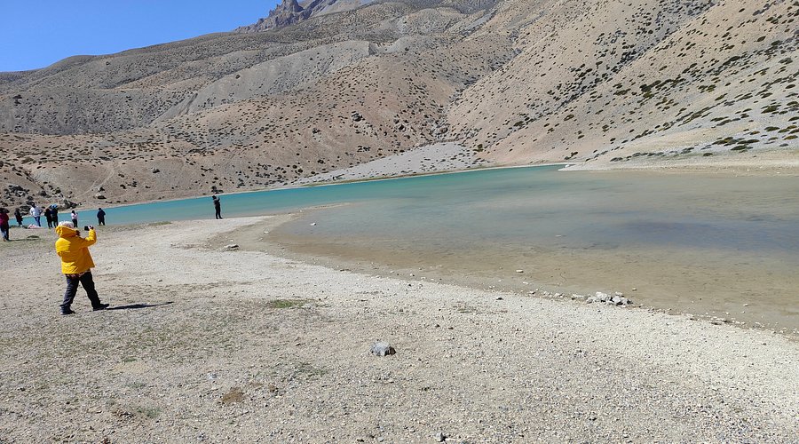 Rocky terrain and steep ascent on Dhankar Lake trek