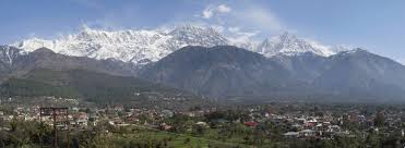 Dhauladhar Range panorama from Kangra valley