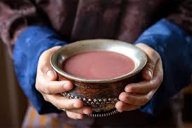 Suja butter tea - traditional Bhutanese beverage