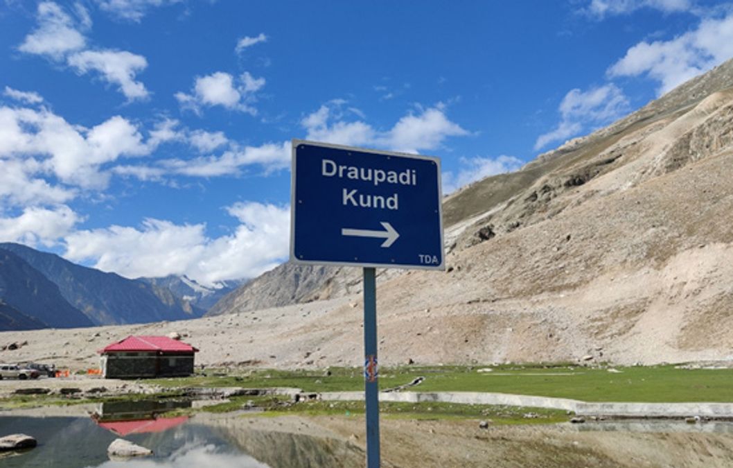 Trekking terrain to Draupadi Kund