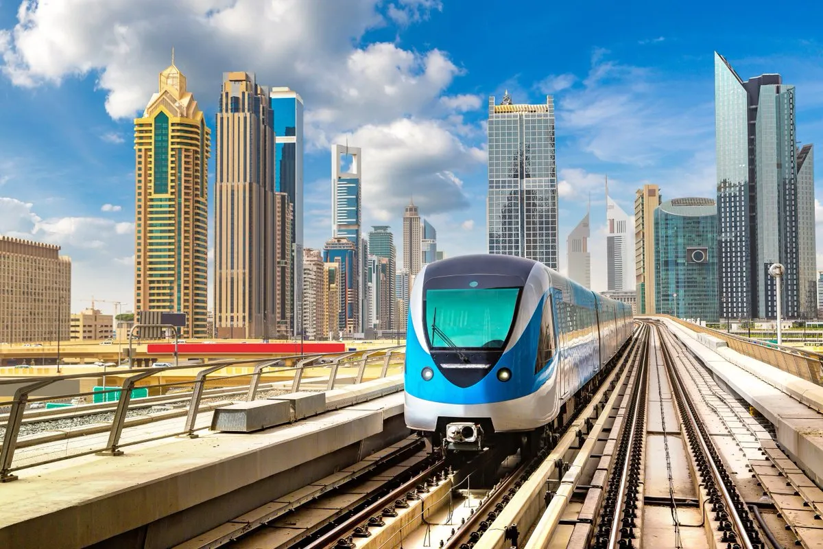Dubai Metro station and transport options