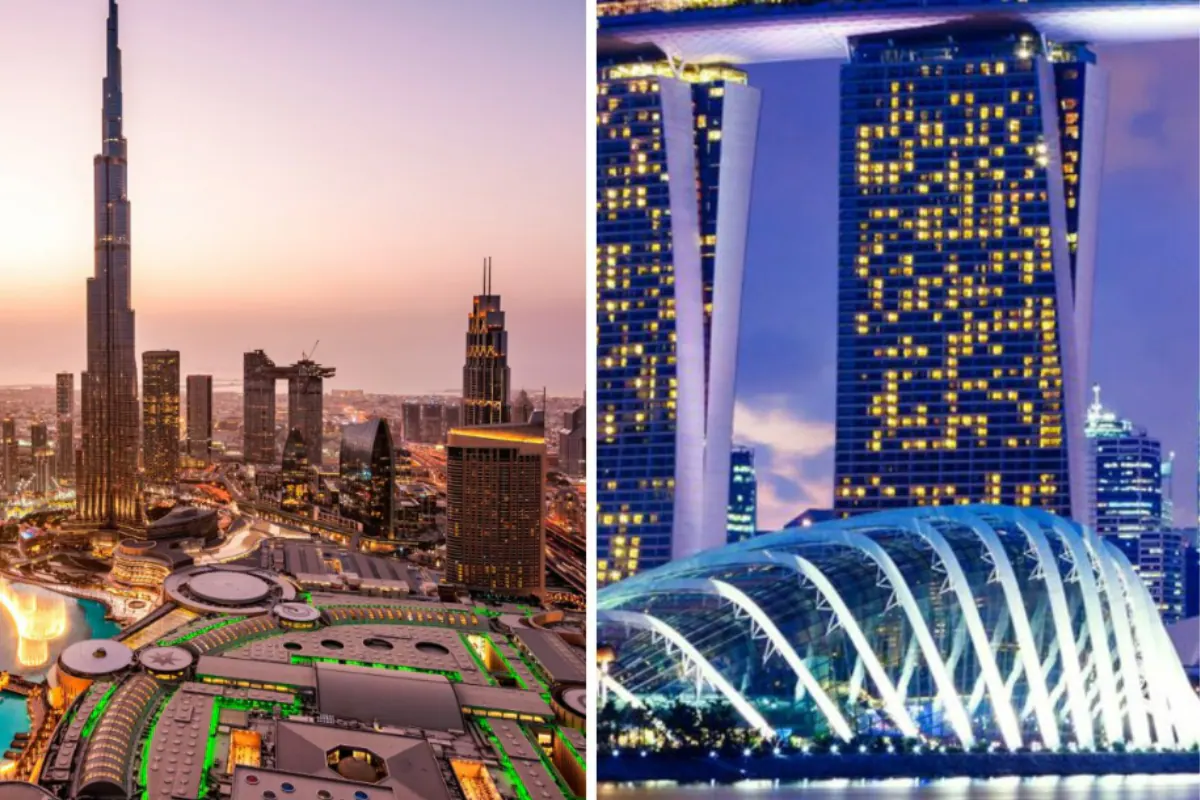 Cost comparison between Dubai and Singapore travel