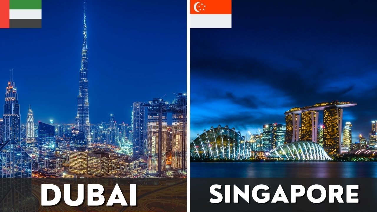Nightlife comparison between Dubai and Singapore