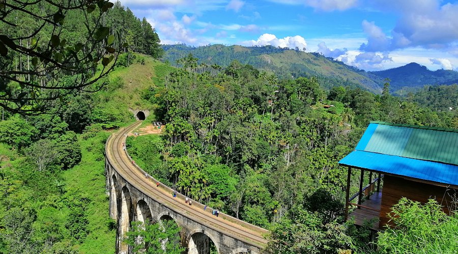 Scenic view near Nine Arches Bridge in Ella Sri Lanka