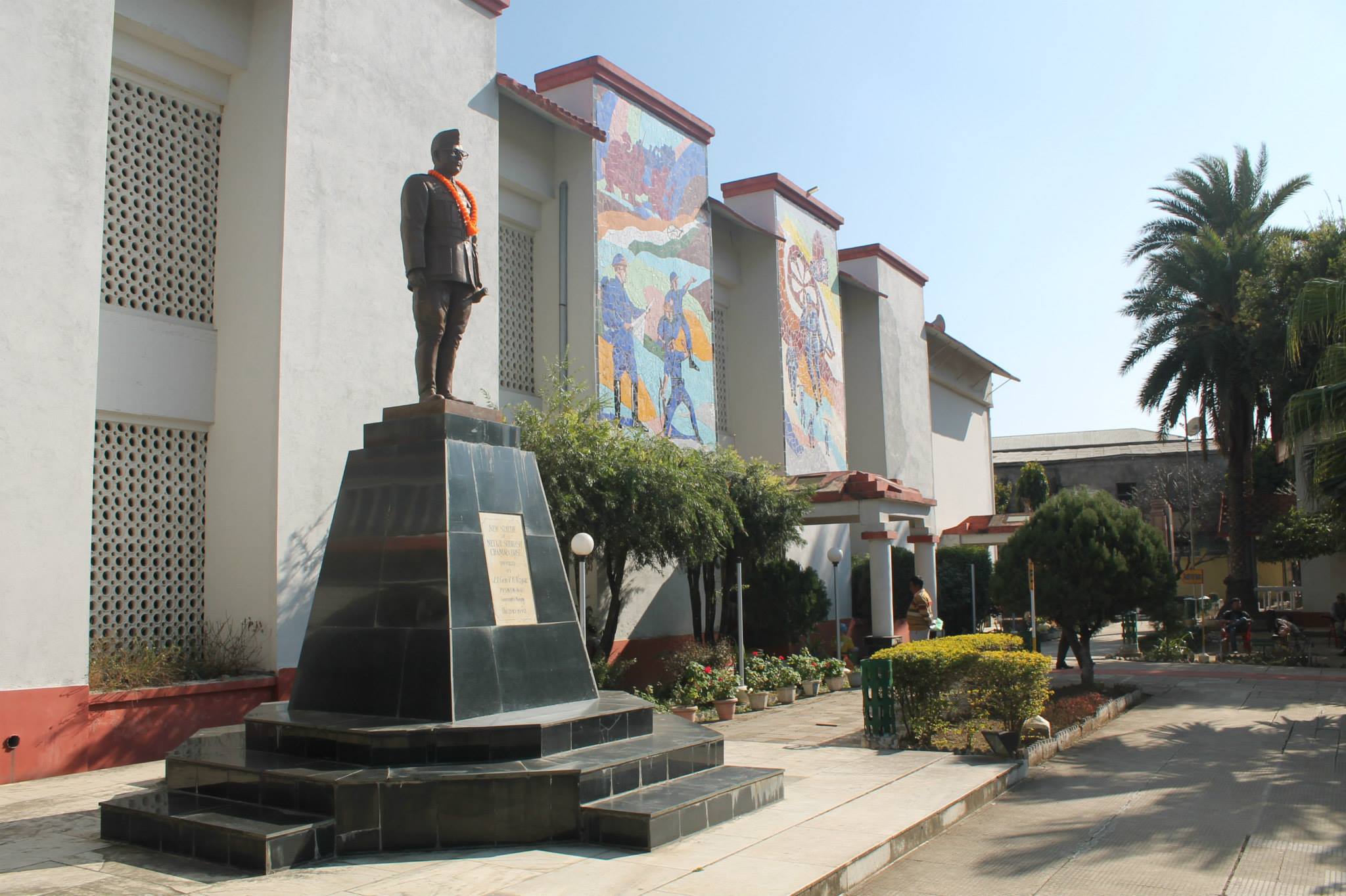 INA Memorial with statue of Netaji Subhas Chandra Bose