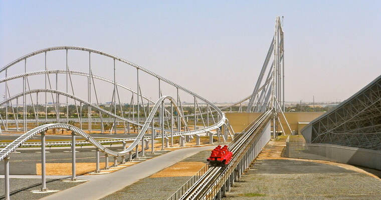 Top thrill rides at Ferrari World Abu Dhabi