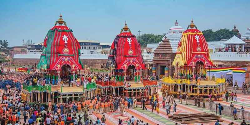 Rath Yatra Festival - Lord Jagannath chariot procession in Puri