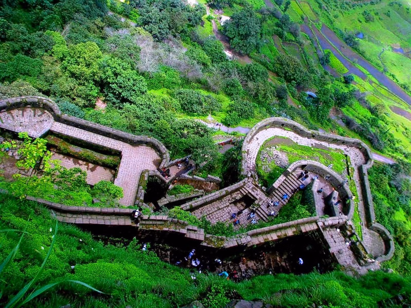 Lohagad fort trail near Lonavala