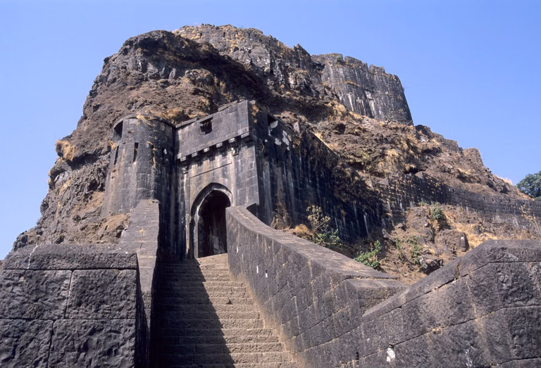 Sahyadri forts near Lonavala with monsoon greenery