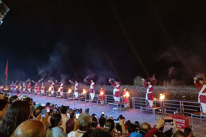 Triveni Ghat Ganga Aarti ceremony