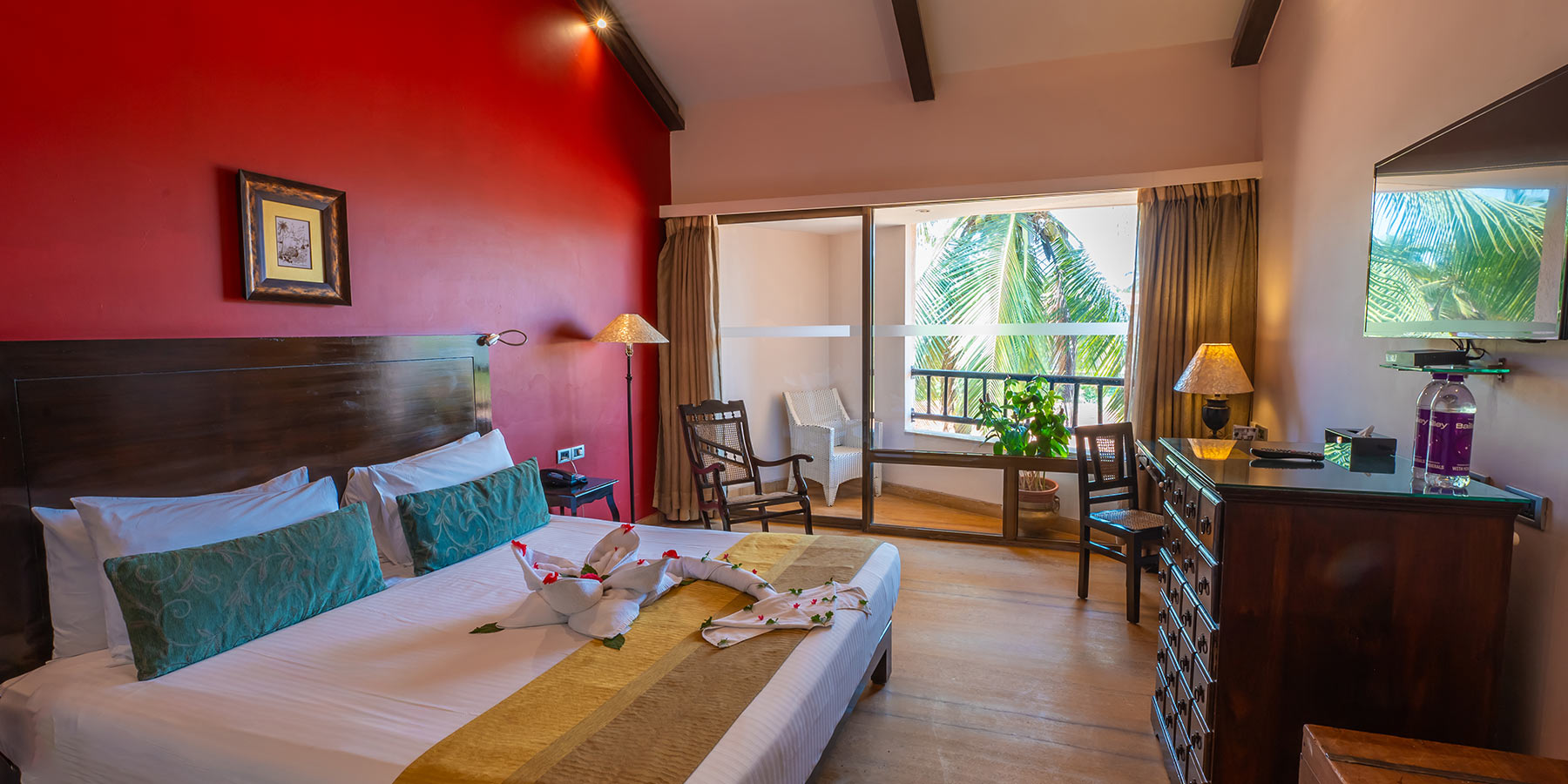 Beach hut accommodation in Goa