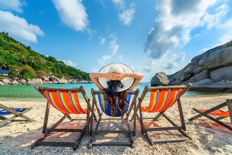 Sunset at a Goa beach shack
