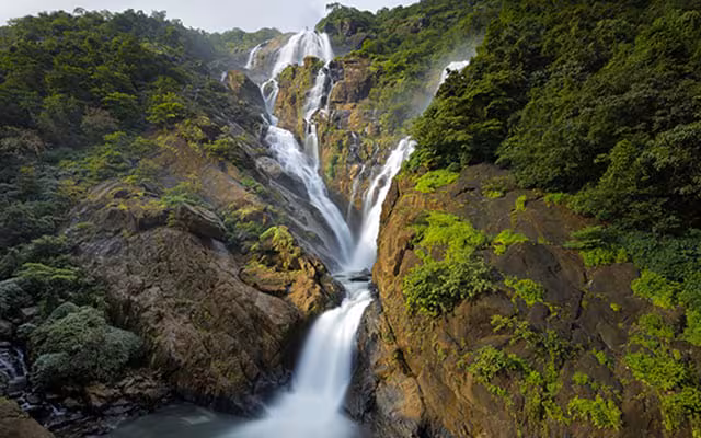 Dudhsagar Waterfalls monsoon