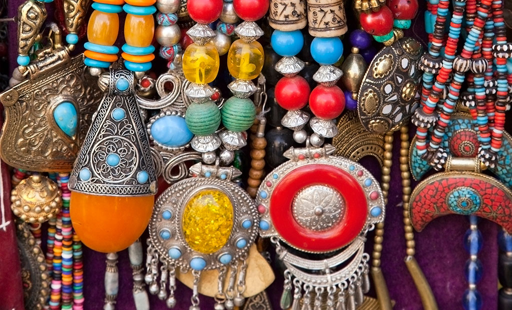 Anjuna Flea Market stalls