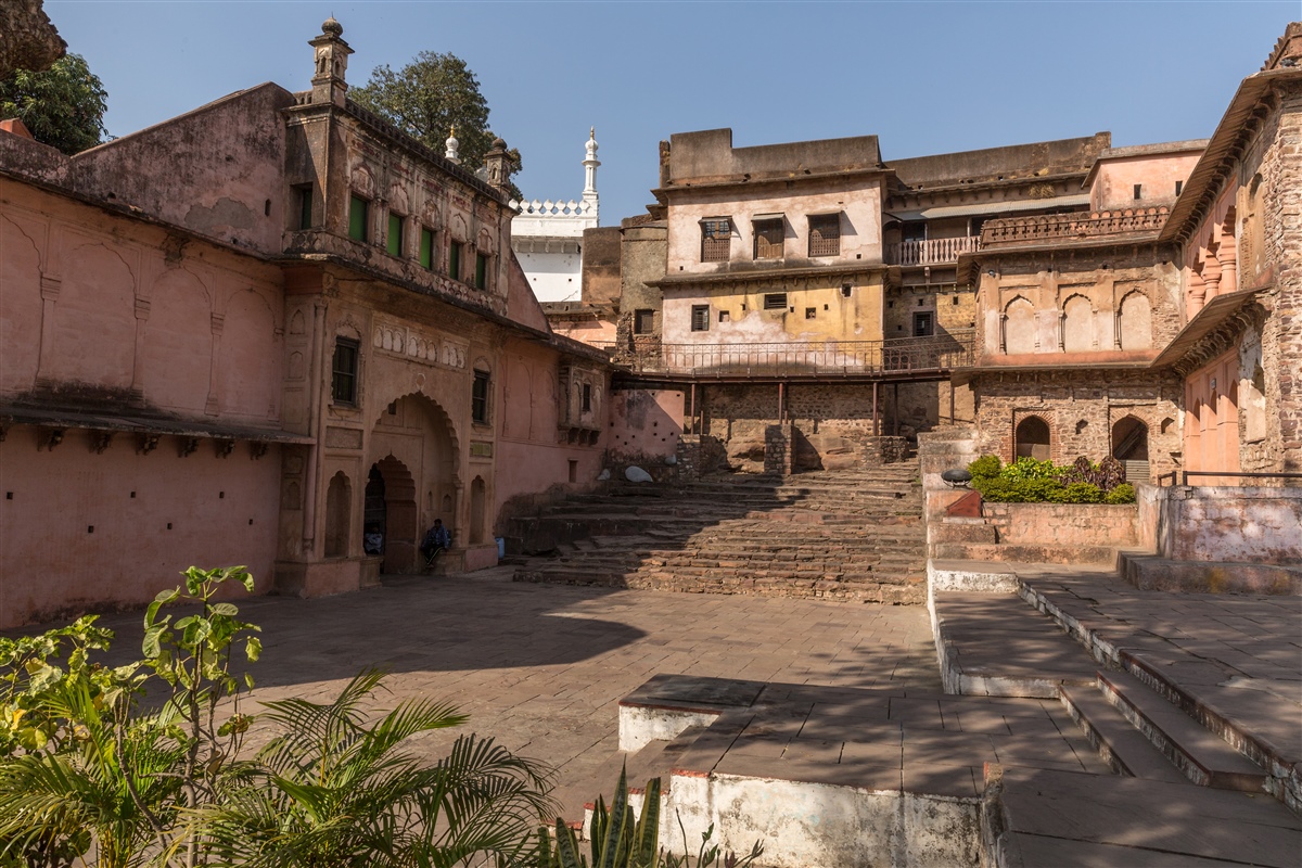 Inner courtyard architecture at Gohar Mahal Bhopal