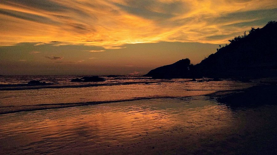Kudle Beach Gokarna sunset