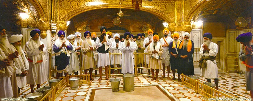 Prakash ceremony at Golden Temple Amritsar