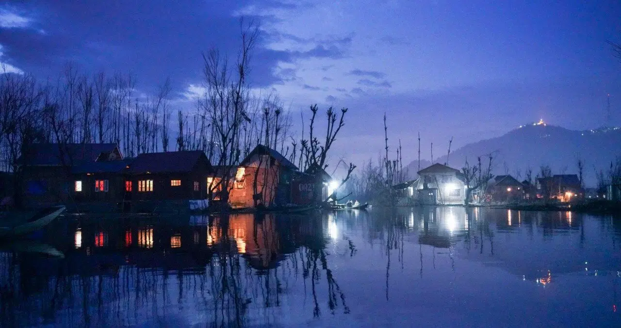 Evening valley view from Gulmarg Kashmir