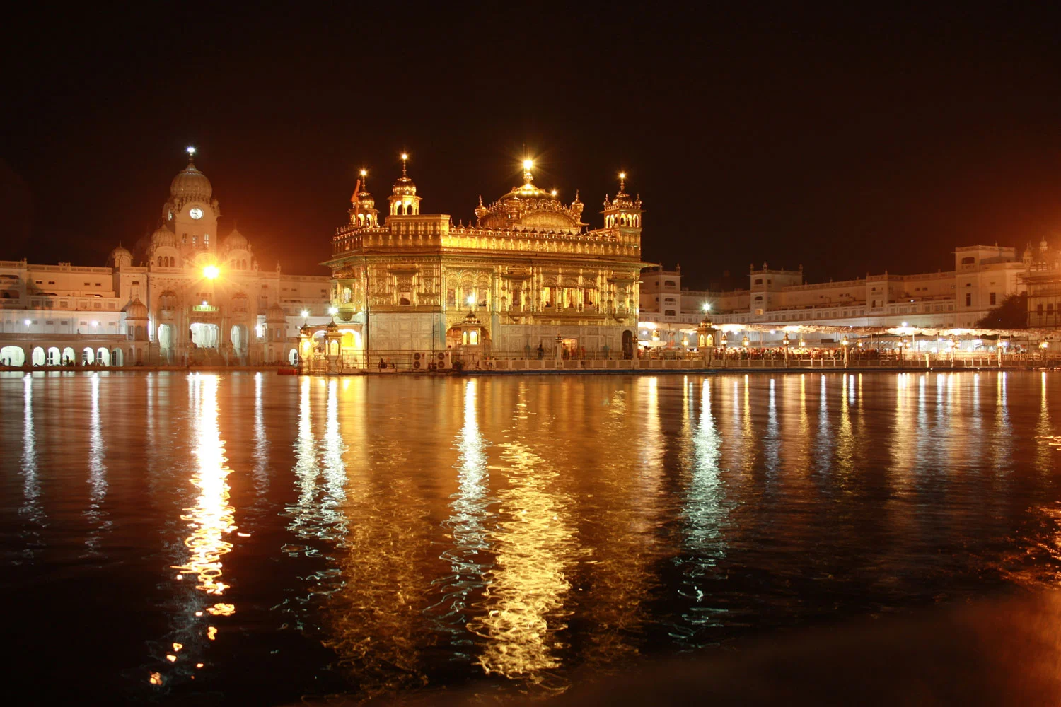 Golden Temple Reflection in Pool